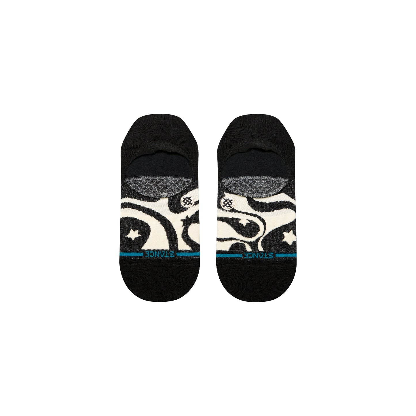 Stance Star Swirl No Show Sock Black
