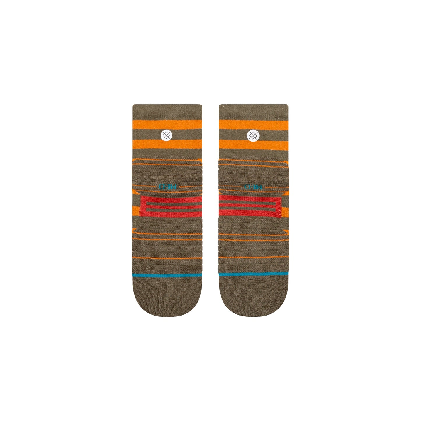 LUMBERJACK MID RIBBED QUARTER SOCK