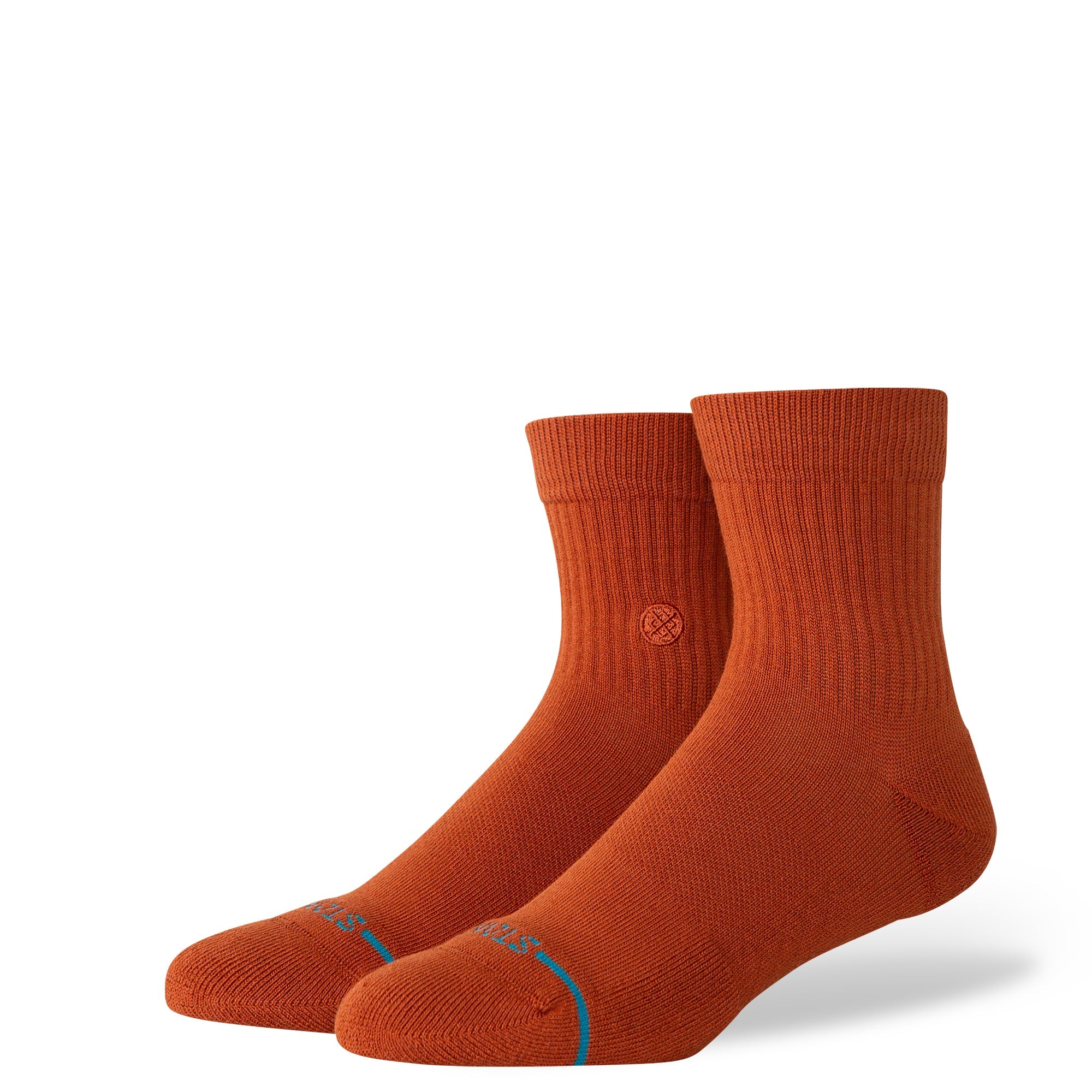 Stance American Quarter Socks - Medium Size Red INFIKNIT Blend Socks