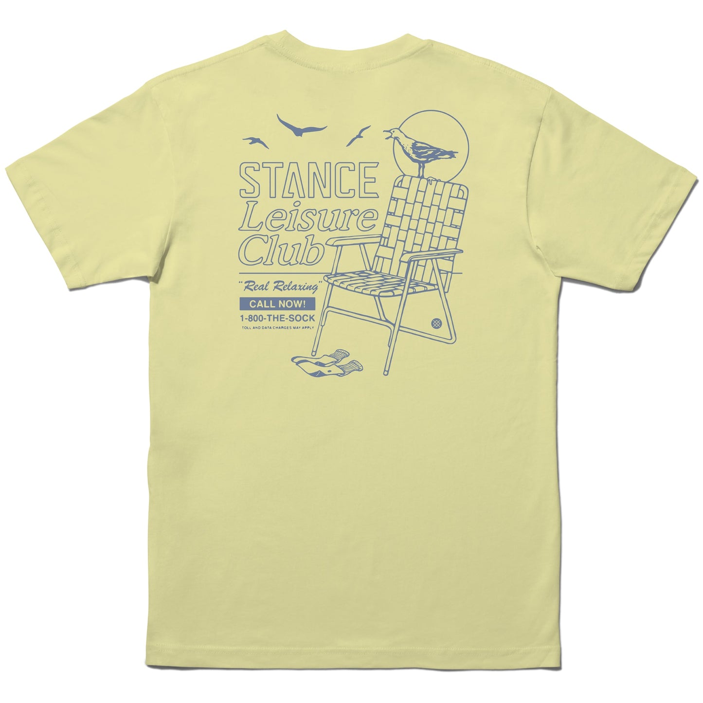 Stance Foldable Leisure Tee Butter