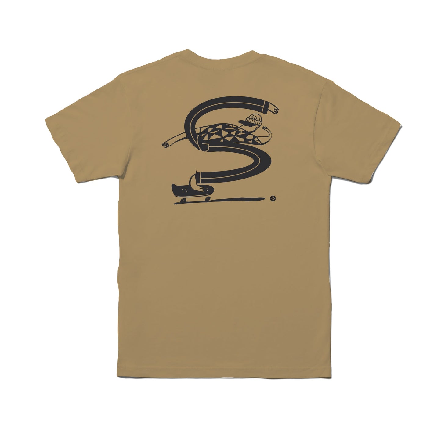 Stance Pounding Pavement Tee Khaki