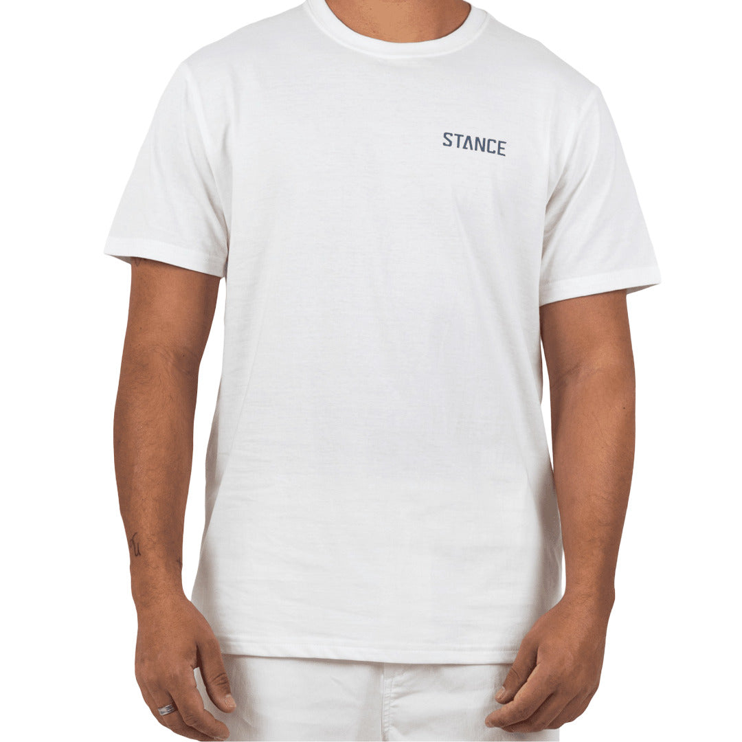 Stance Badge T-Shirt White |model