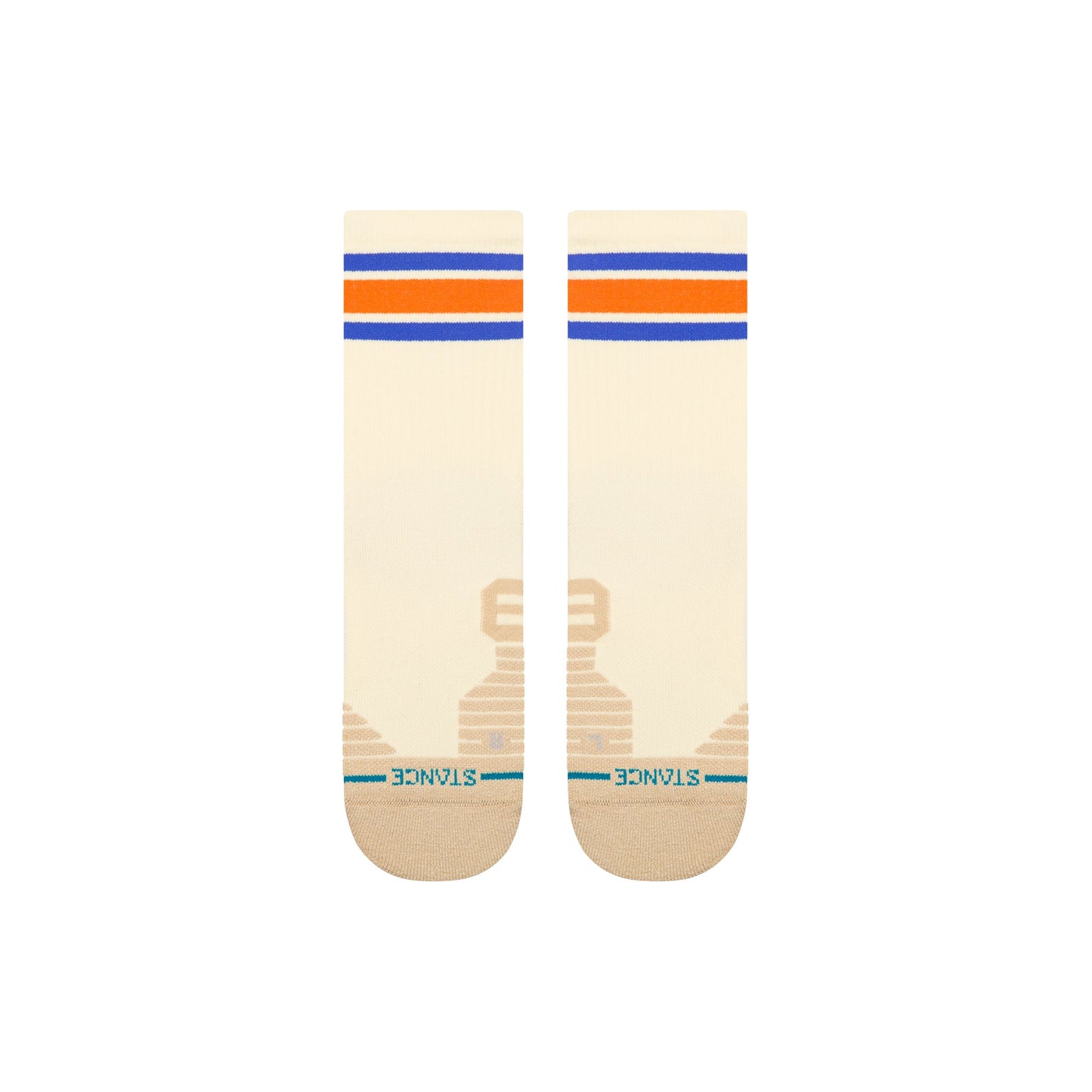 Stance Boyd Mid Ribbed Crew Sock Canvas