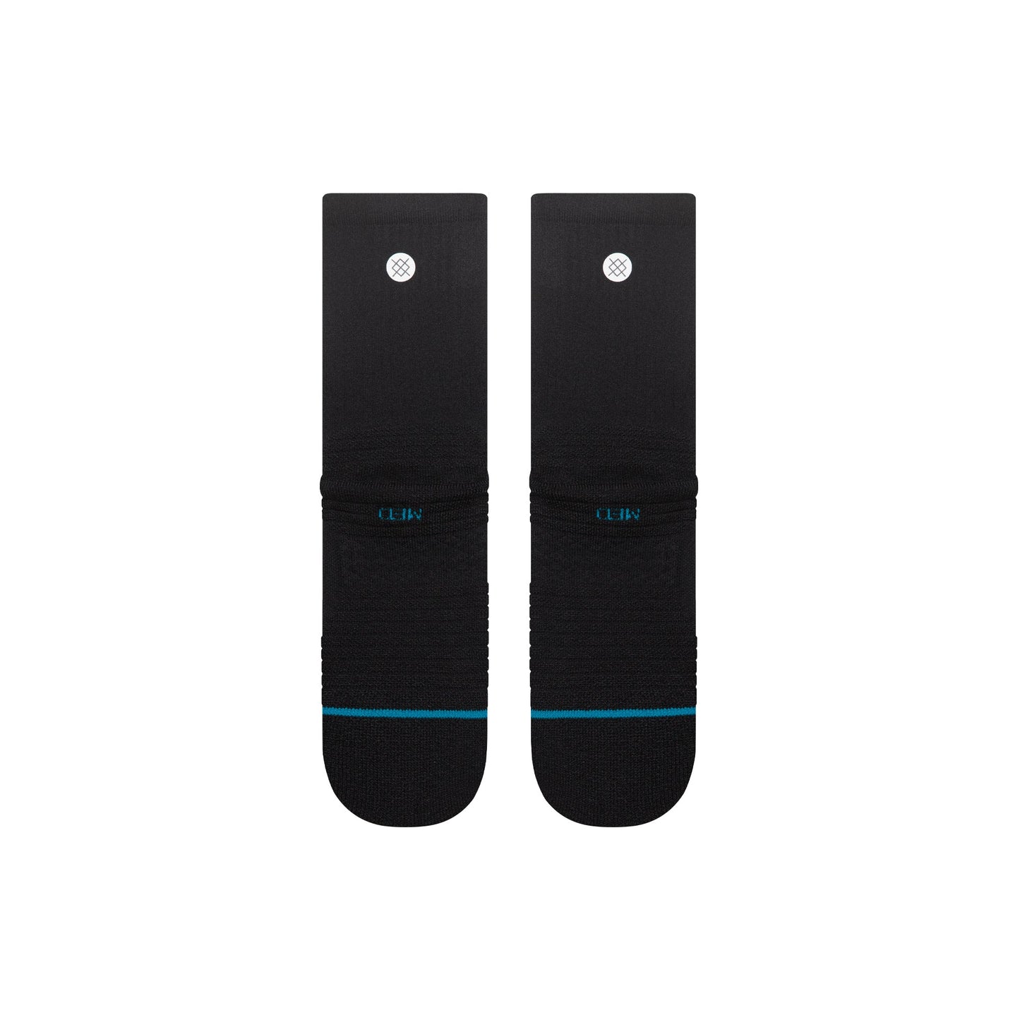 ICON MID SOLID RIBBED CREW SOCK