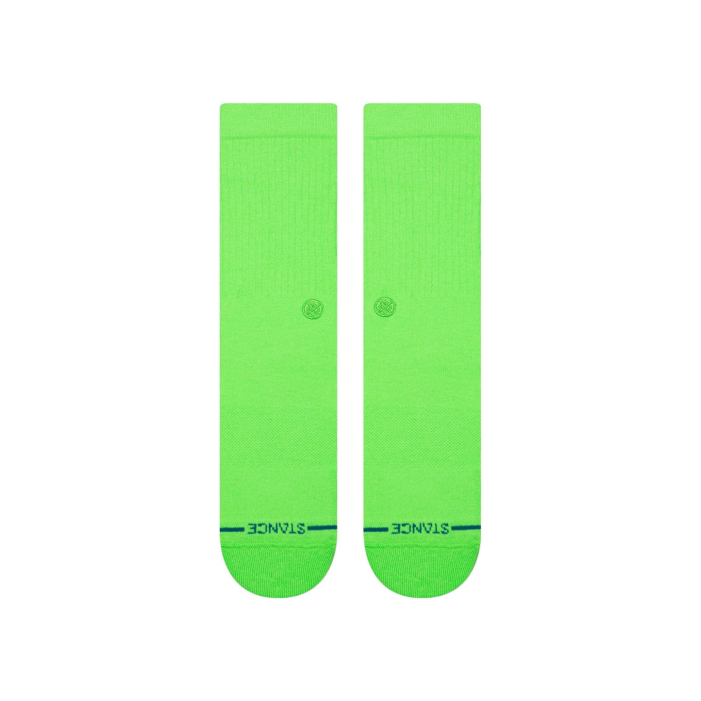 Stance Icon Crew Sock Neon Green