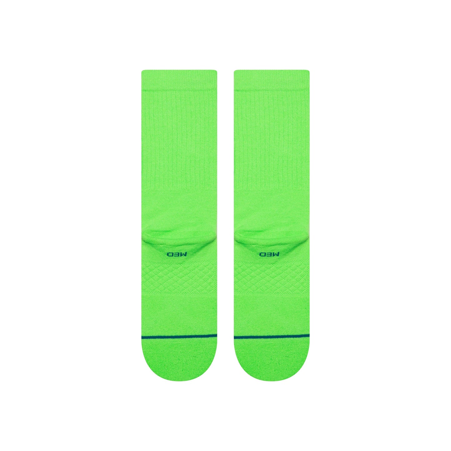 Stance Icon Crew Sock Neon Green