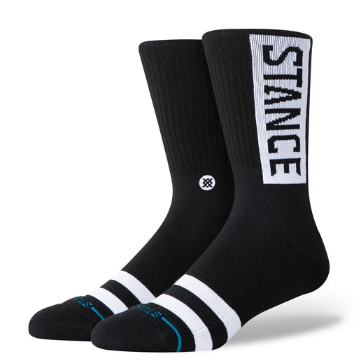 Stance OG Crew Sock 6 Pack Black