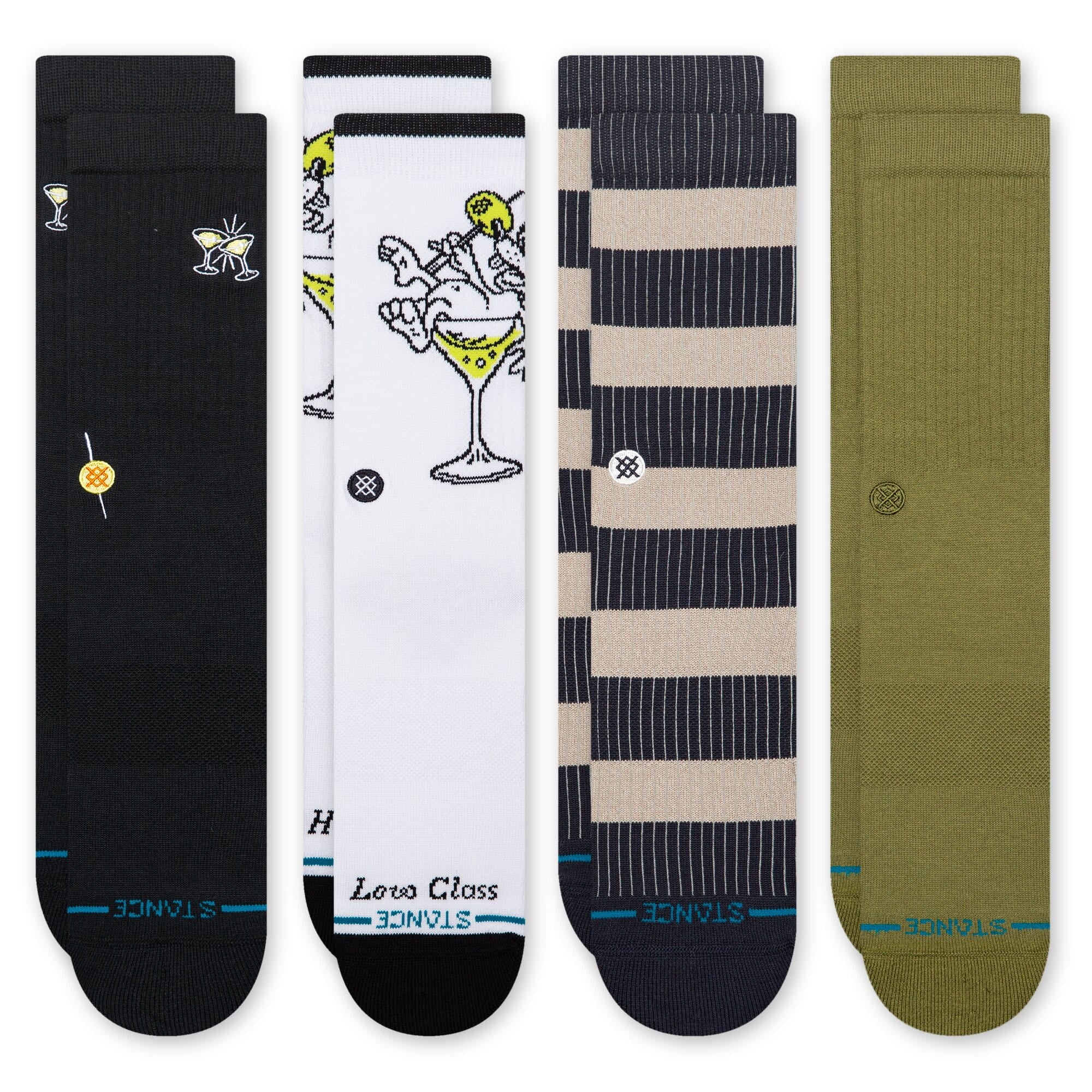 MARTINI CREW SOCK 4 PACK