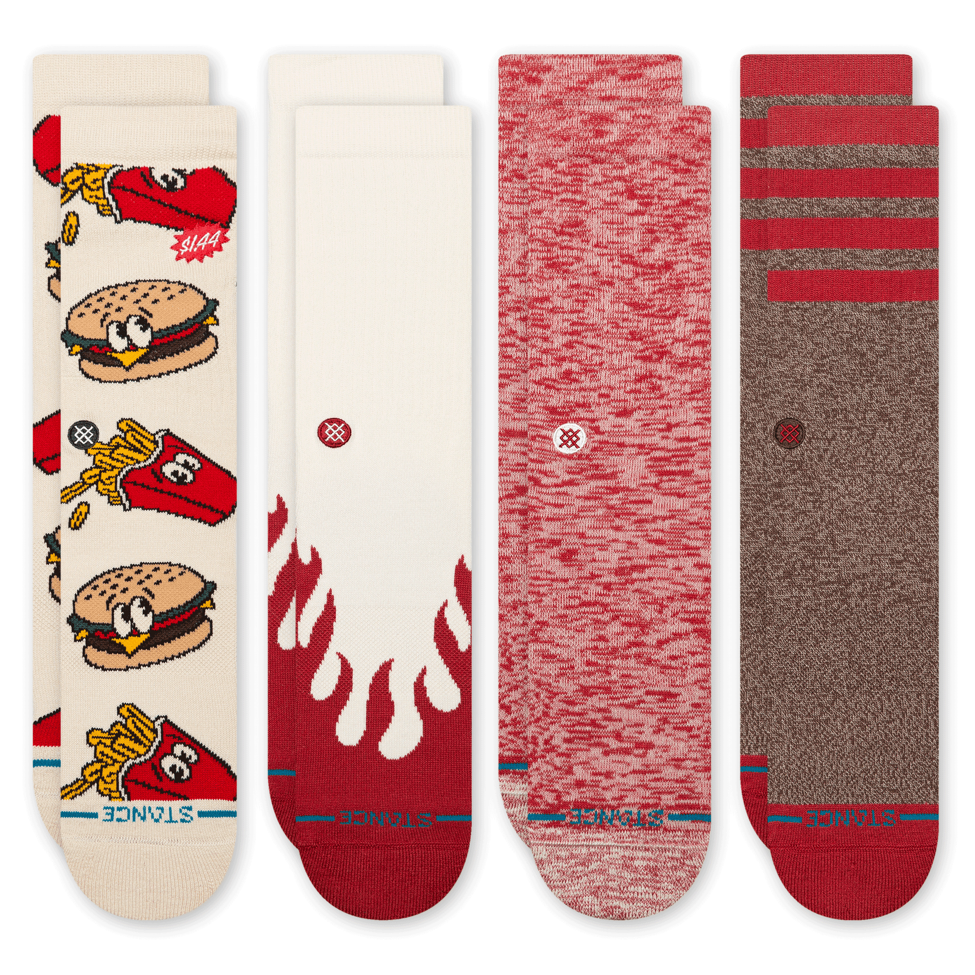 Stance Lifestyle Seasonal Crew Sock 4 Pack