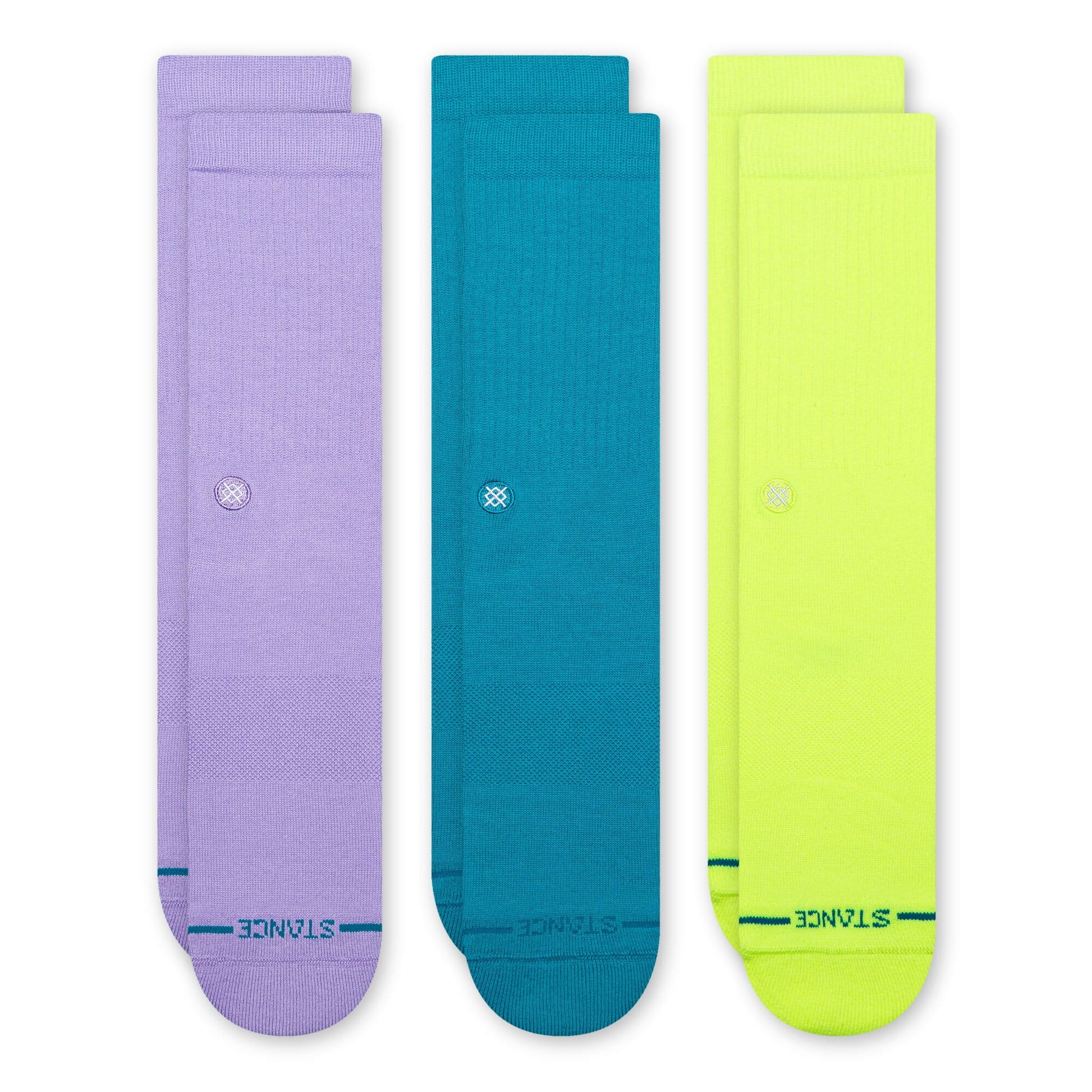 Stance Icon Crew Brights 3 Pack