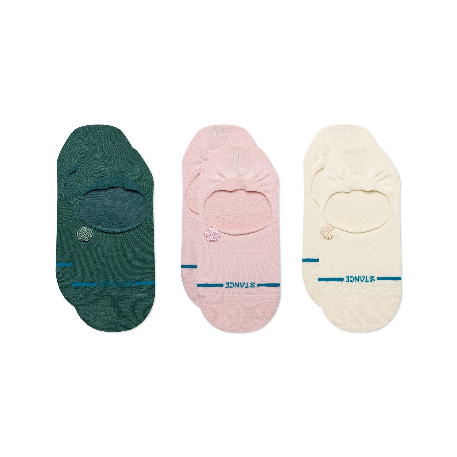 Stance Womens Icon No Show Sock 3 Pack Teal