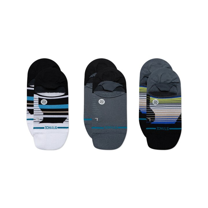 Stance Light No Show Sock 3 Pack Windward Blue
