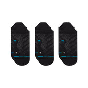 Stance Run Ultra Tab Sock 3 Pack Black