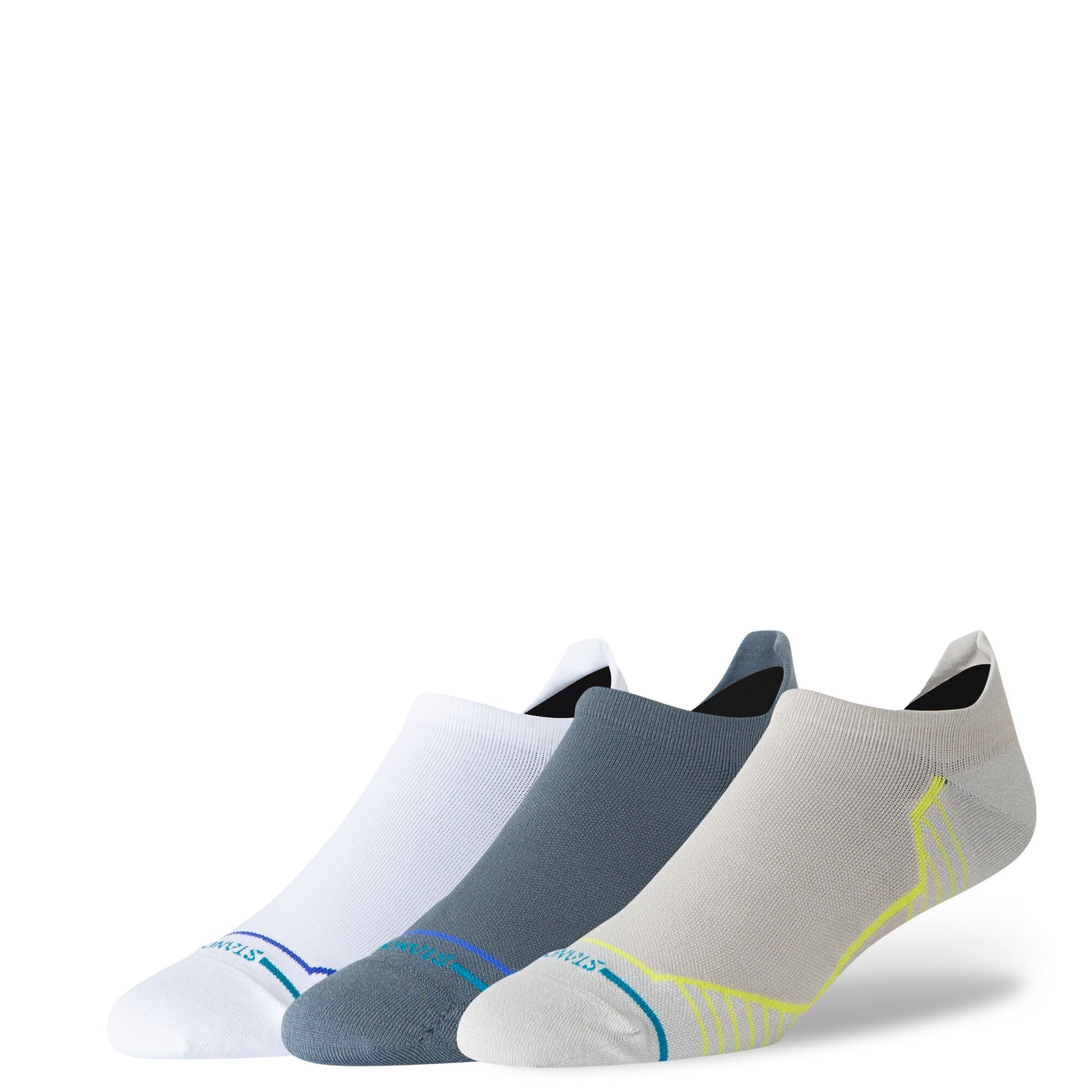 Stance Variegated Ultra Light Tab Sock 3 Pack Grey