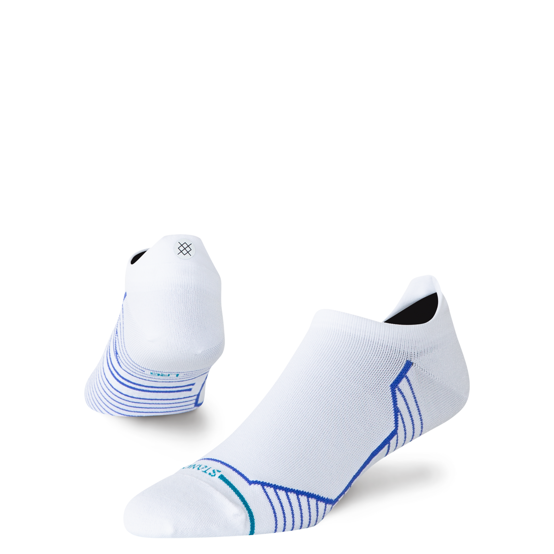 Stance Variegated Ultra Light Tab Sock White