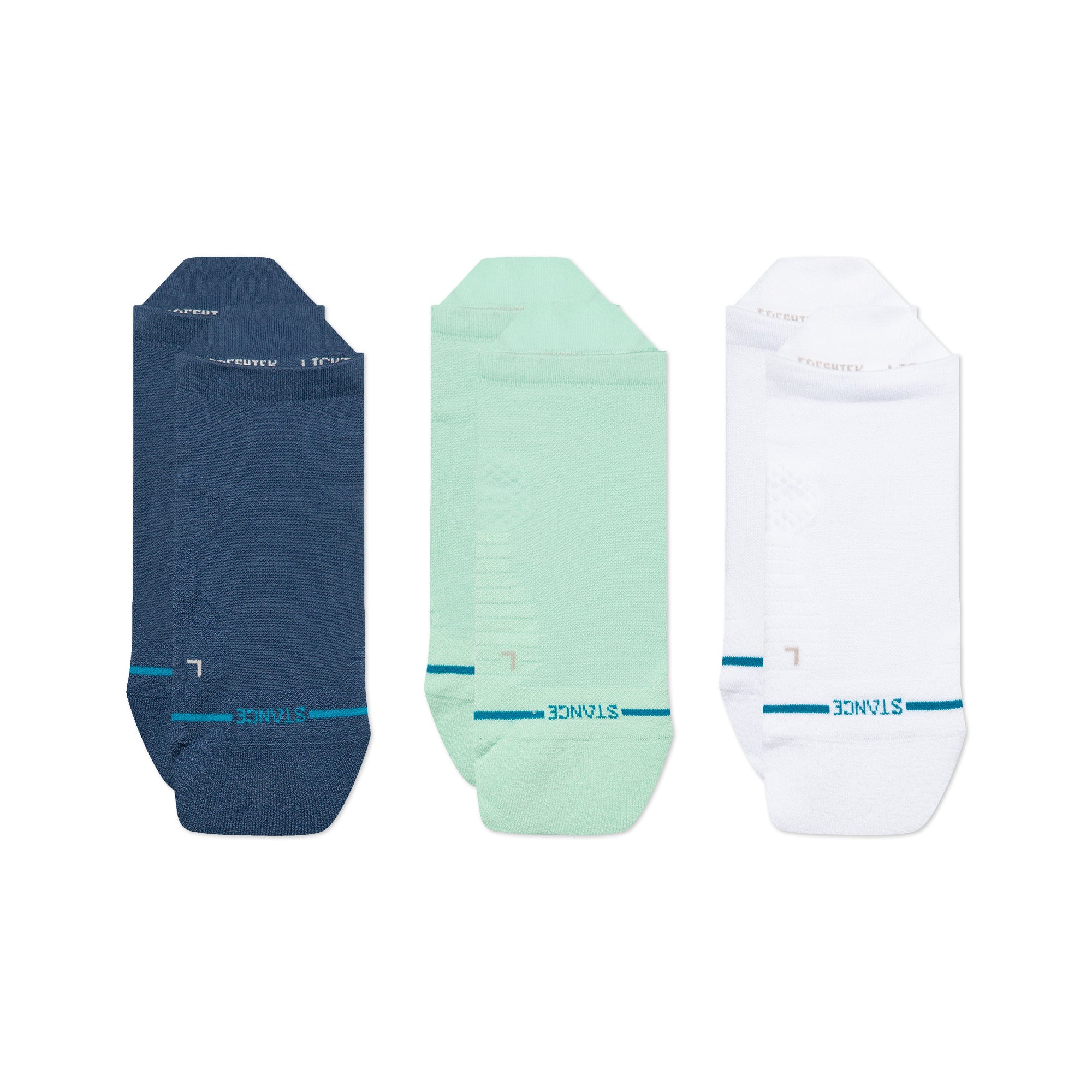 Stance Run Light Tab Sock 3 Pack Deep Teal