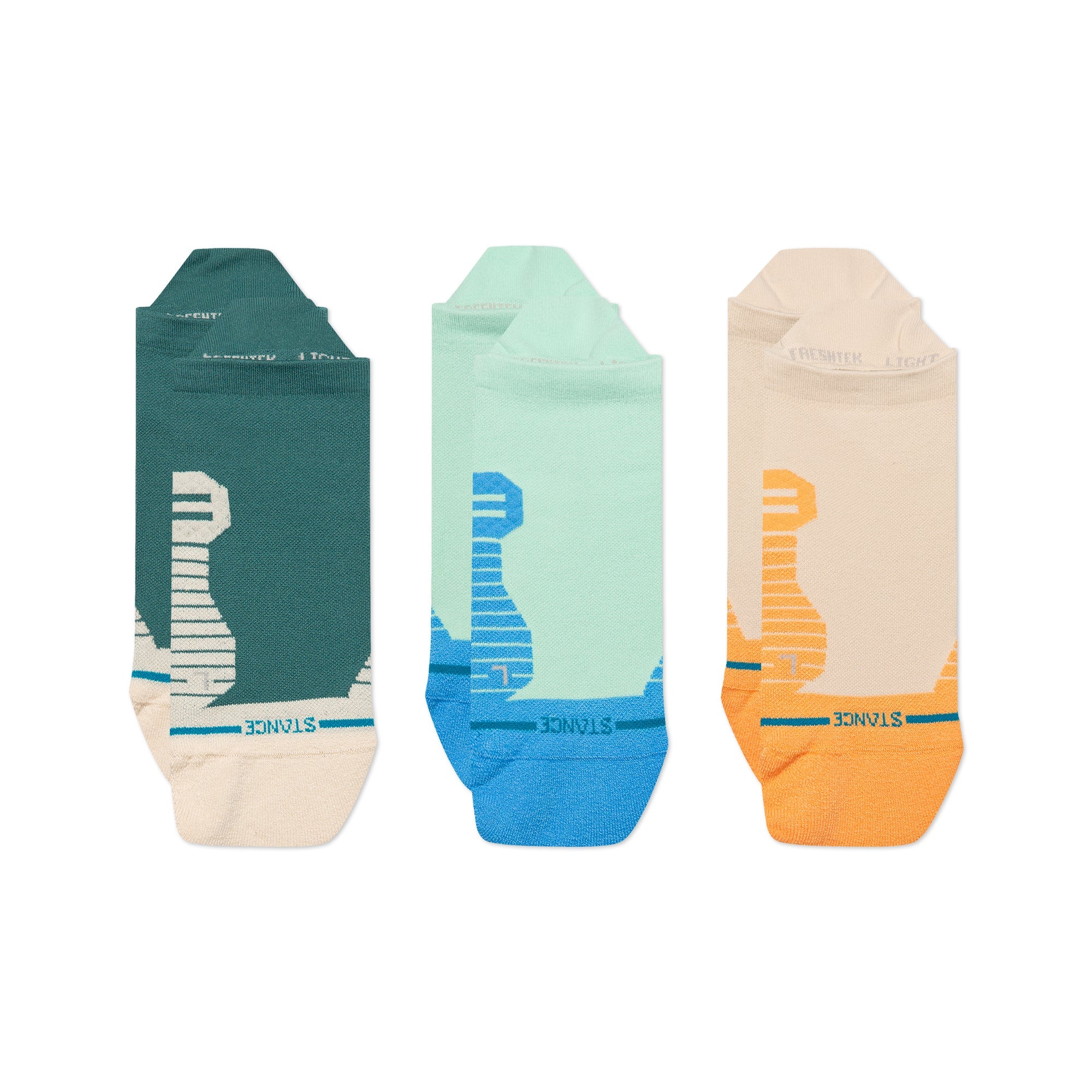 Stance Run Light Tab Sock 3 Pack - Teal