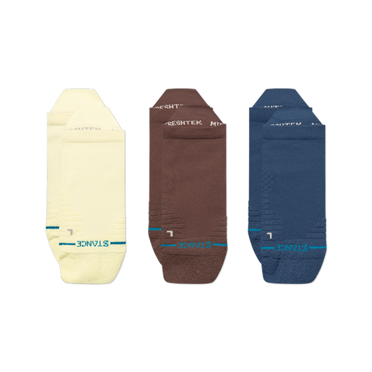 Stance Solid Mid Tab Sock 3 Pack Butter
