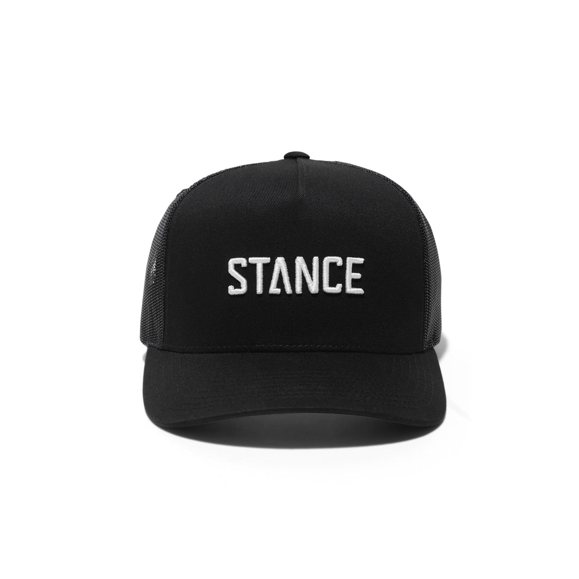 Stance Icon Trucker Hat Black White