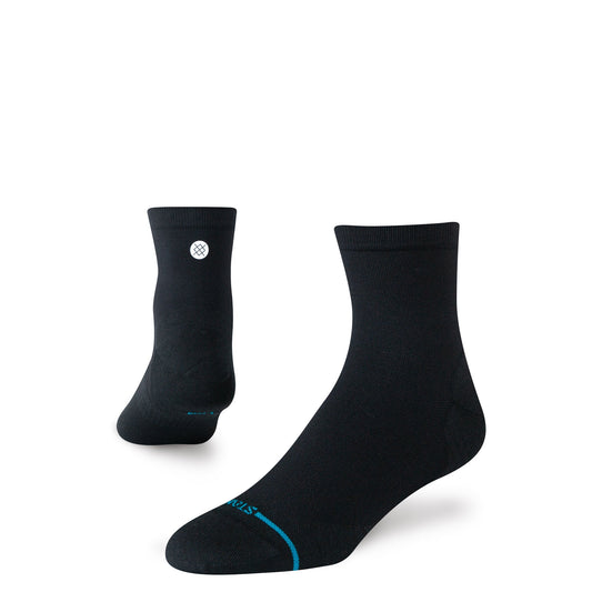 Stance Solid Ultra Light Quarter Sock Black