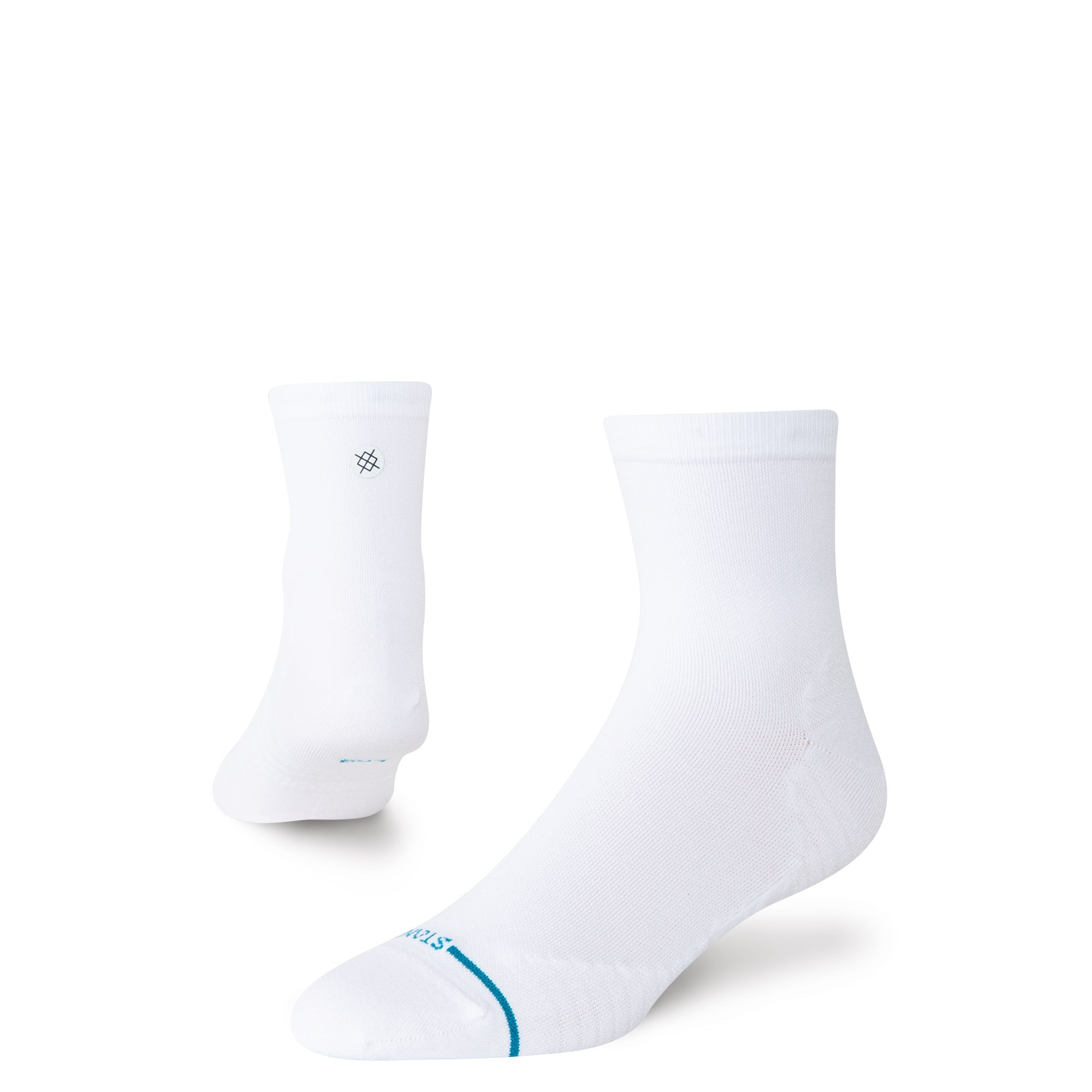 Stance Solid Ultra Light Quarter Sock White