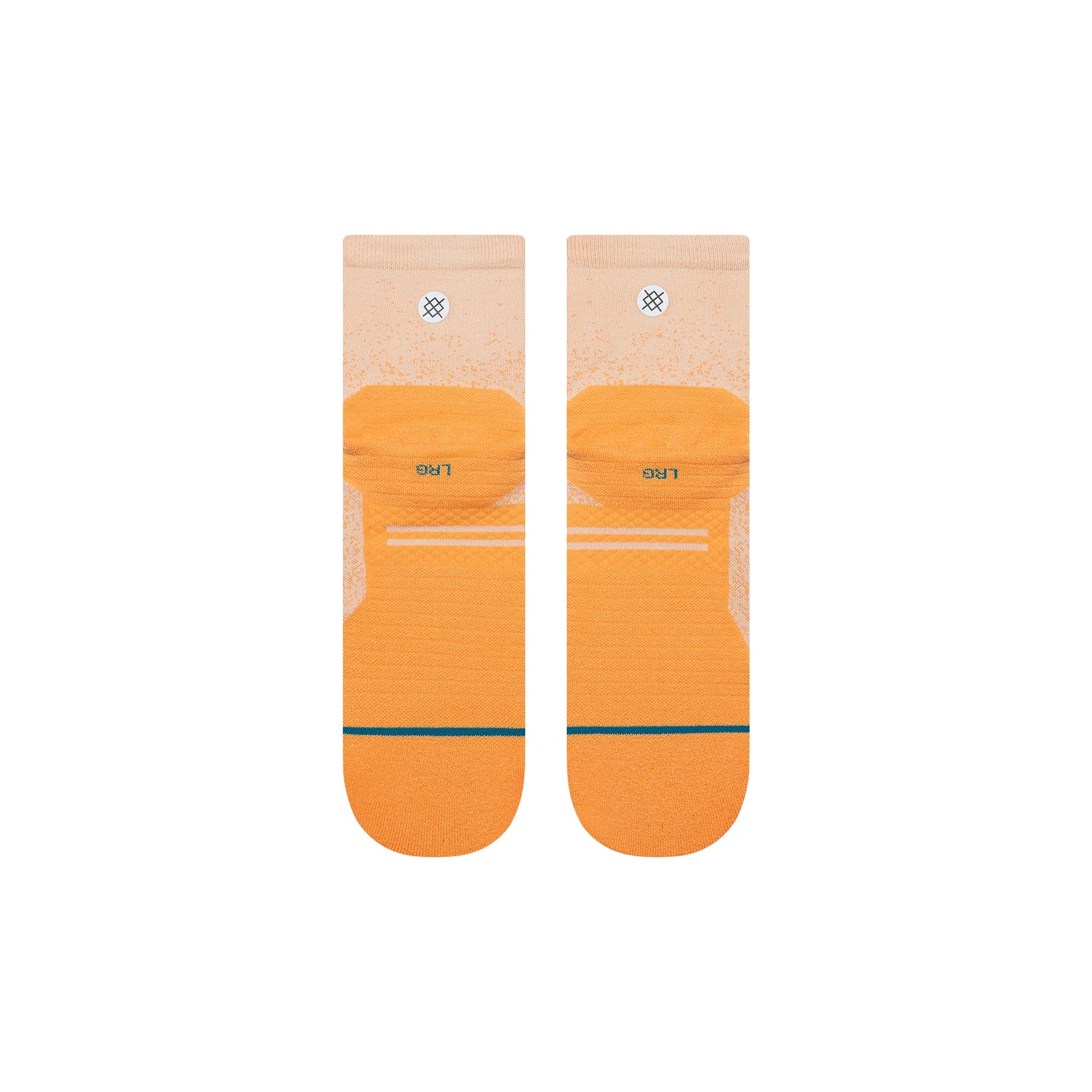Stance Powder Split Light Quarter Sock Mango