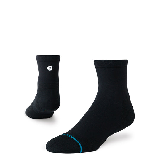 Stance Run Light Quarter Sock Black