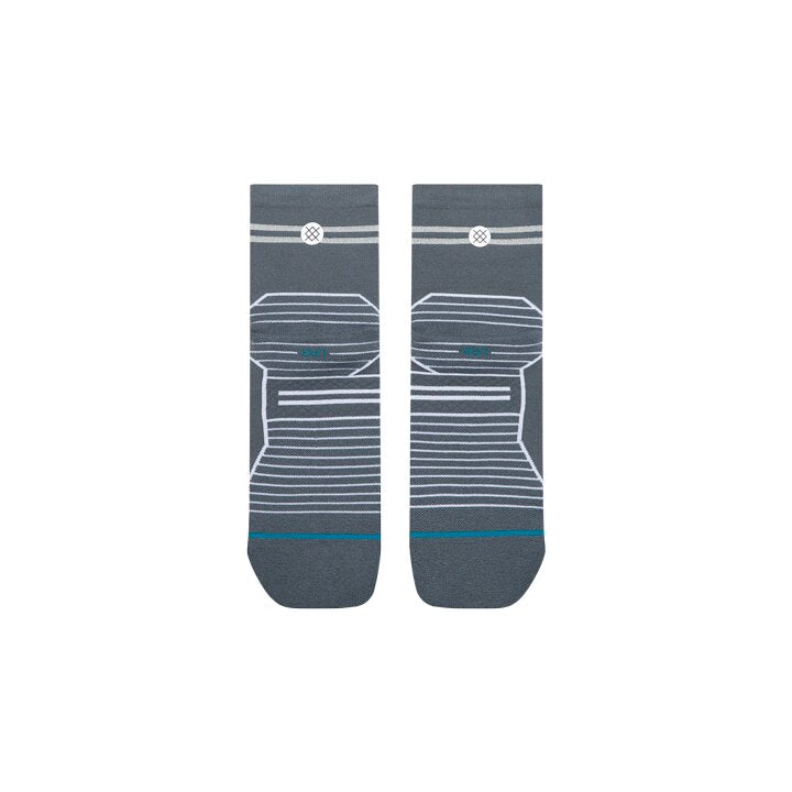 Stance Reflector Light Quarter Sock Turbulence