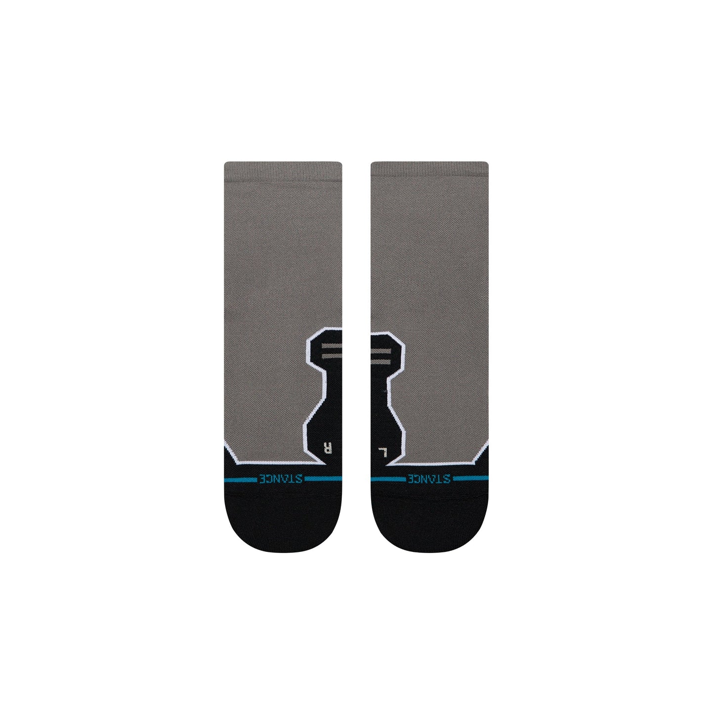 Stance Topo Light Quarter Sock Grey