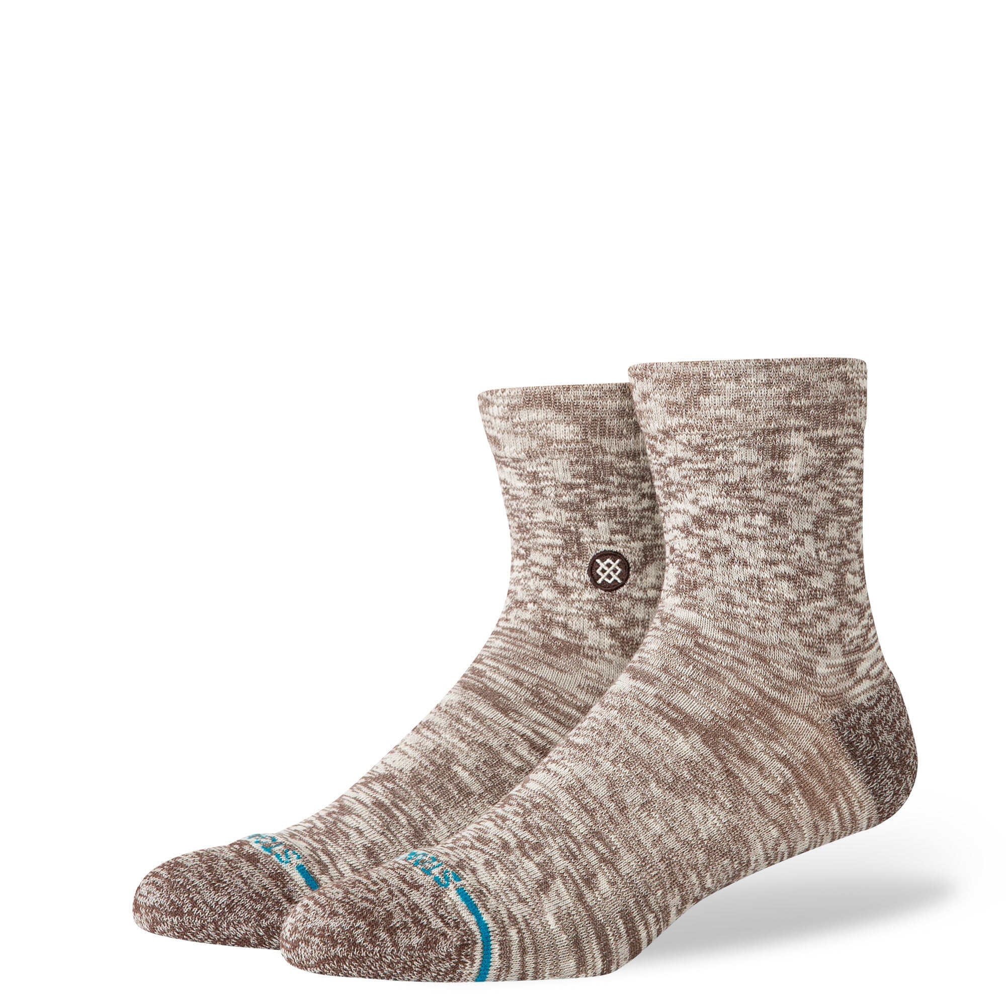 Stance Slub Quarter Sock - Brown