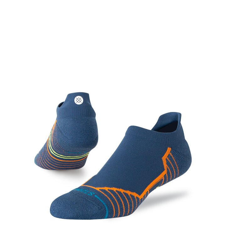 Stance Variegated Mid Tab Sock Navy
