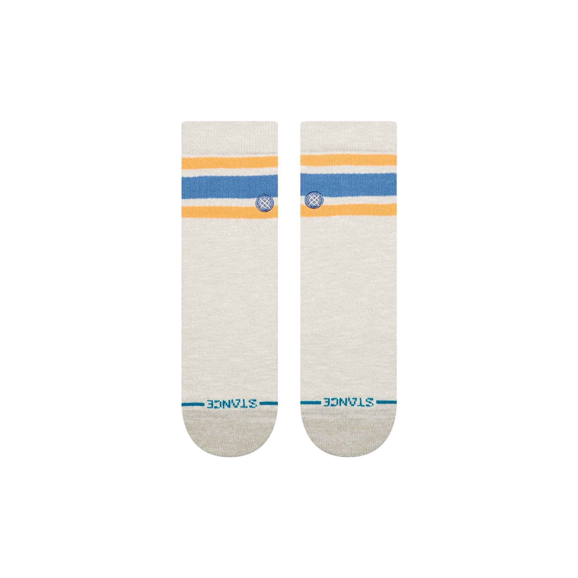 Stance Slub Boyd Quarter Sock - Heather Grey