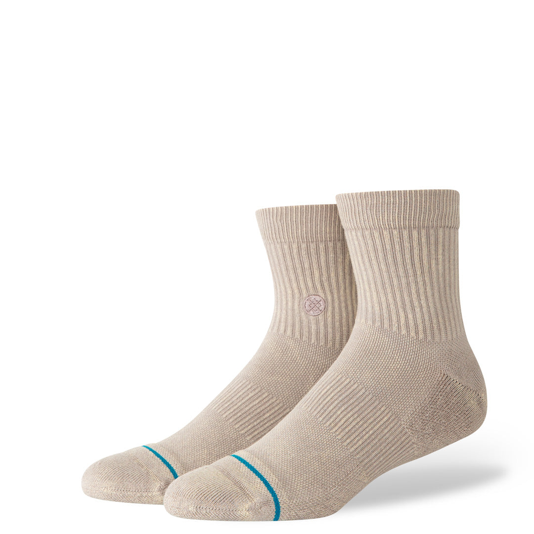 Stance Signature Wash Quarter Sock String Grey