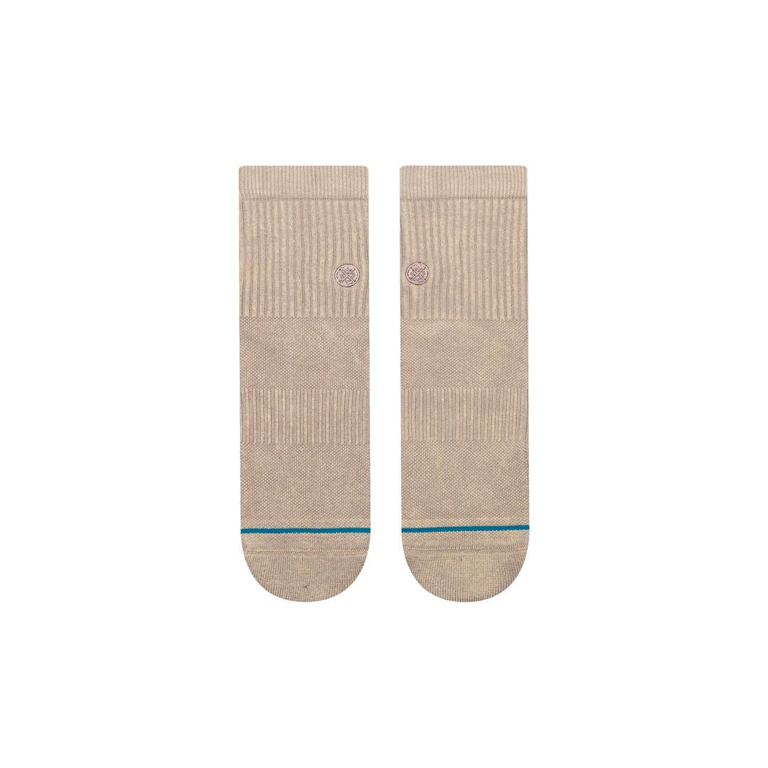 Stance Signature Wash Quarter Sock String Grey