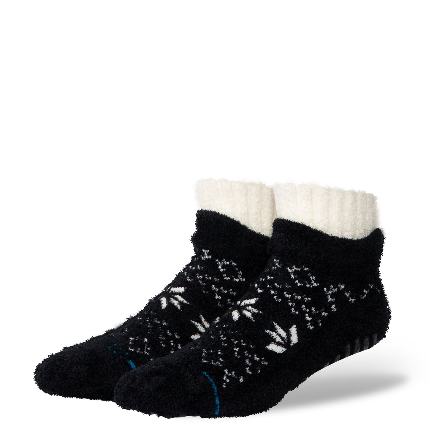 Stance Snowflake Cozy Slipper Sock Black