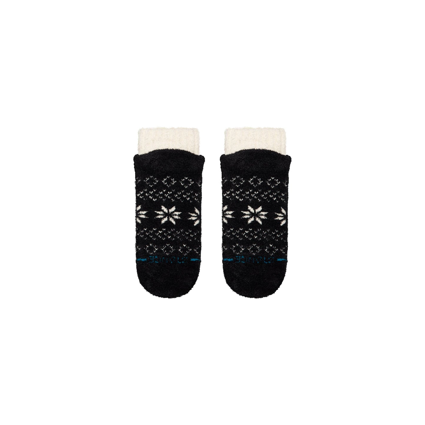 Stance Snowflake Cozy Slipper Sock Black