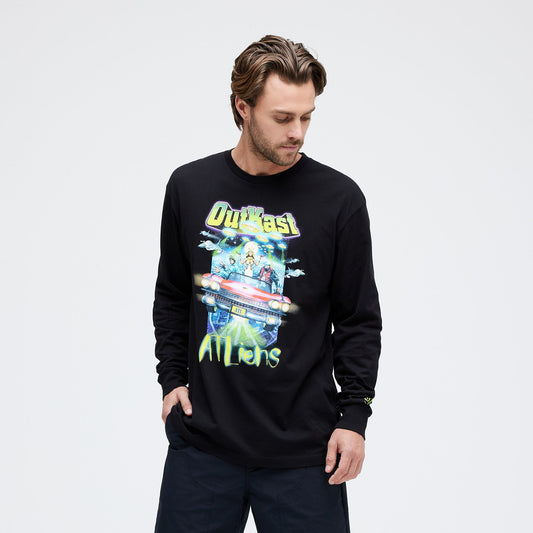 Stance Outkast Long Sleeve T-Shirt Black |model