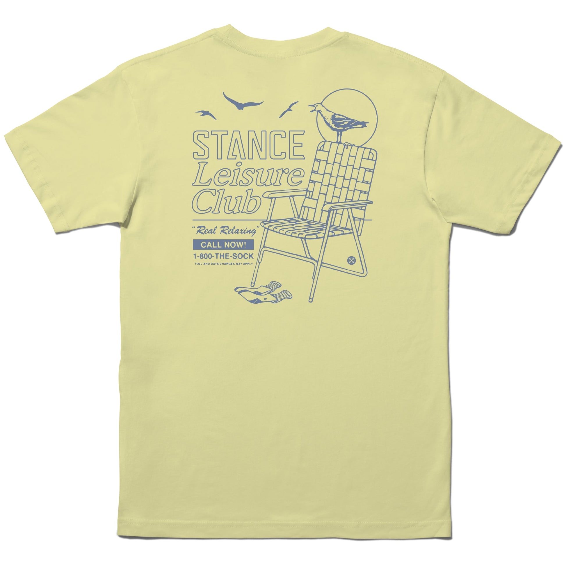 Stance Foldable Leisure Tee Butter