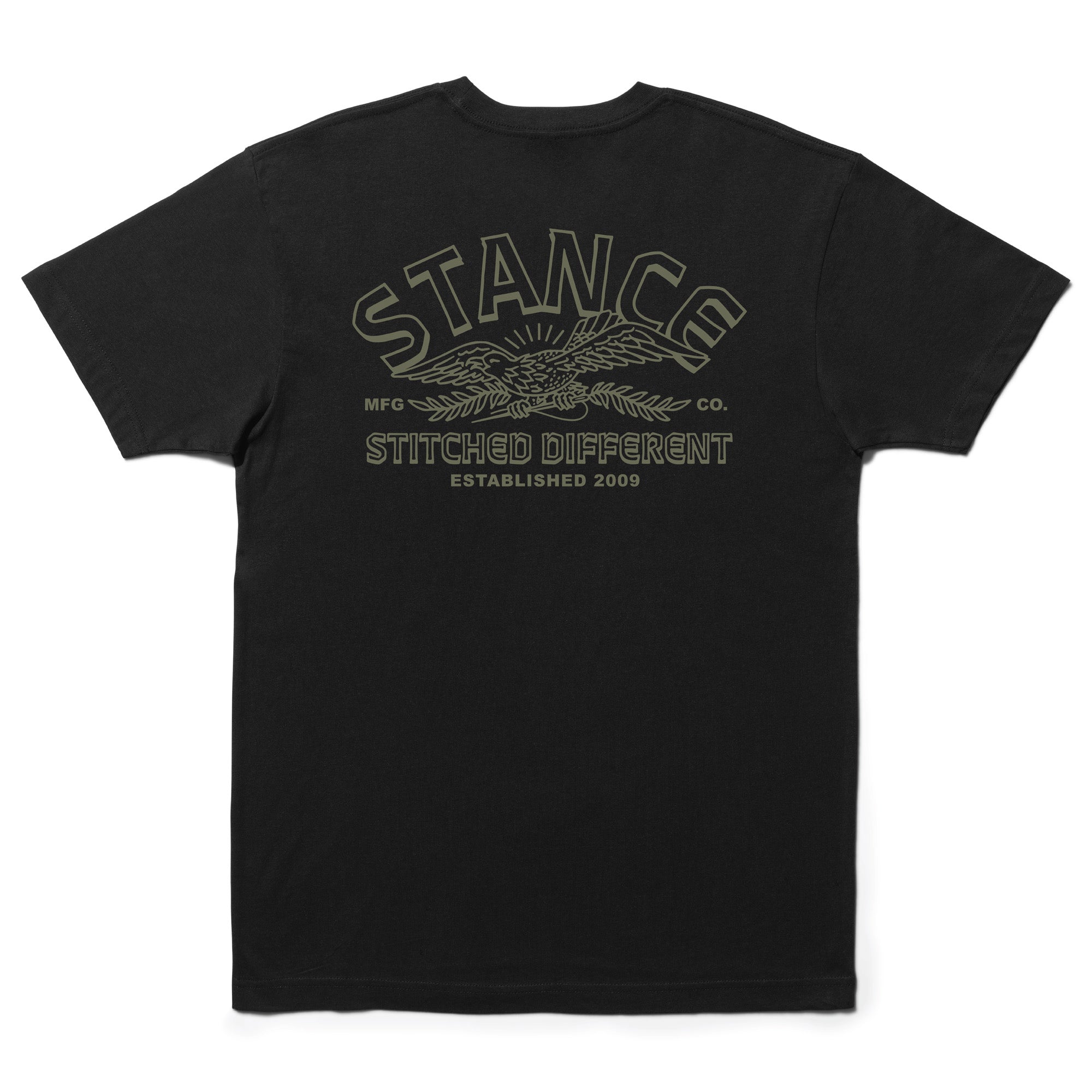 Stance Carrier T Shirt Black