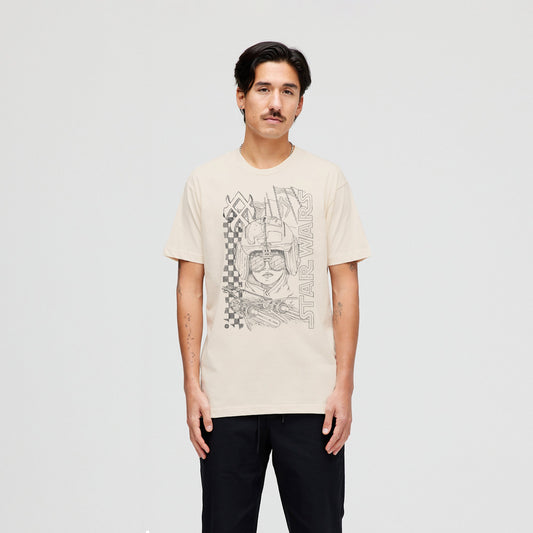 Stance Anakin T-Shirt Vintage White |model