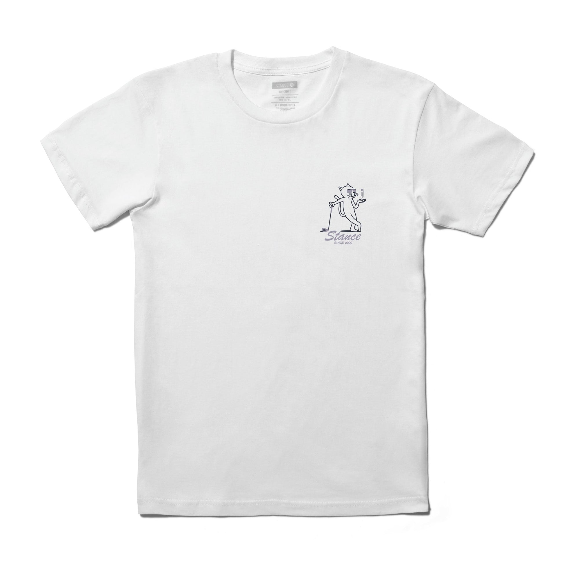 Stance Players Club T-Shirt - White