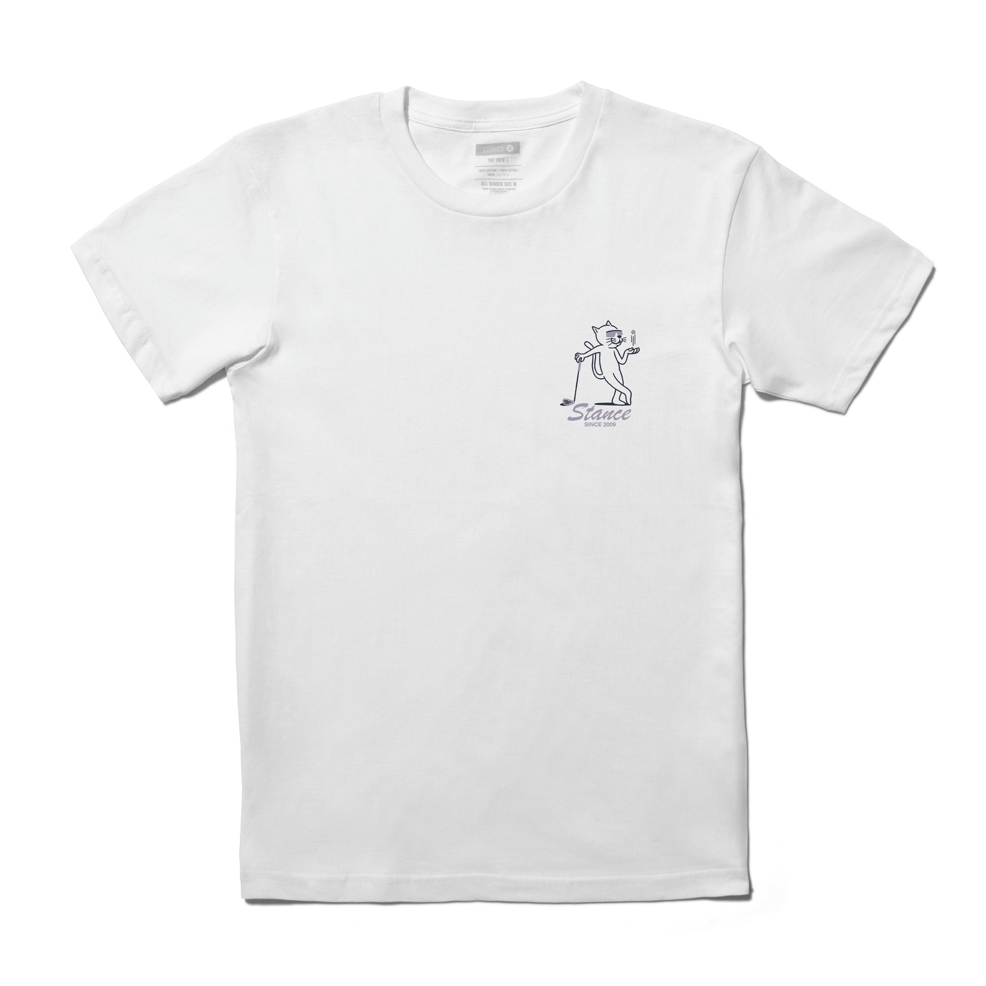 Stance Players Club T-Shirt - White