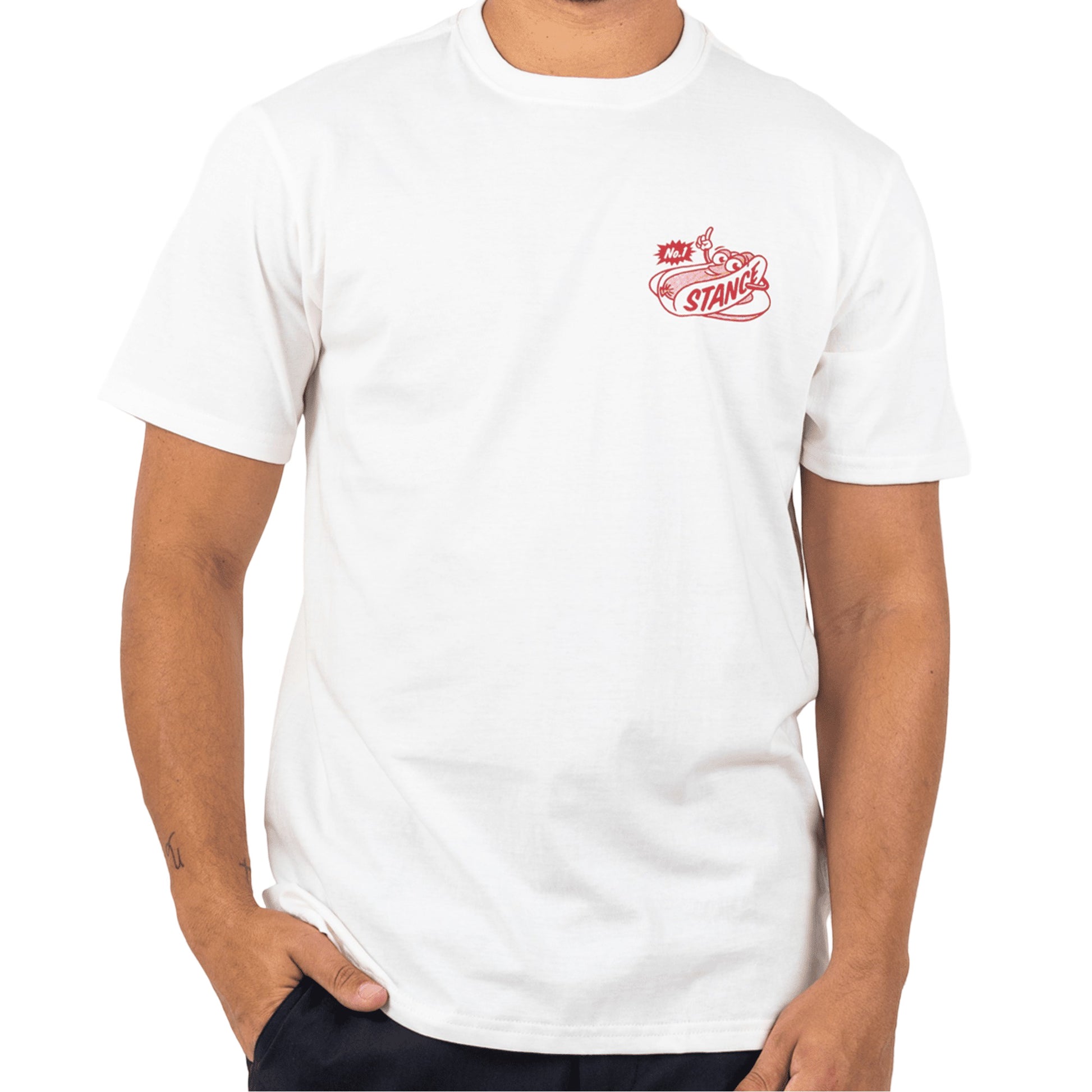 Stance Dog T-Shirt Canvas |model