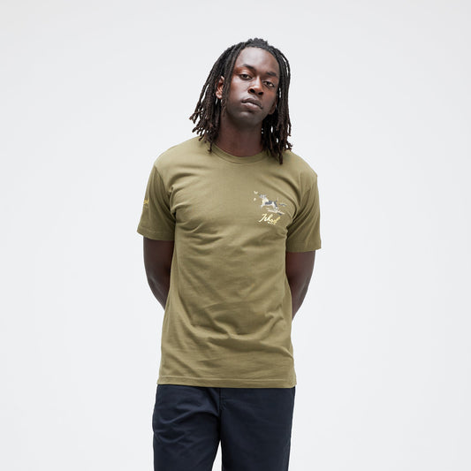 Stance Ishod T-Shirt Military Green |model