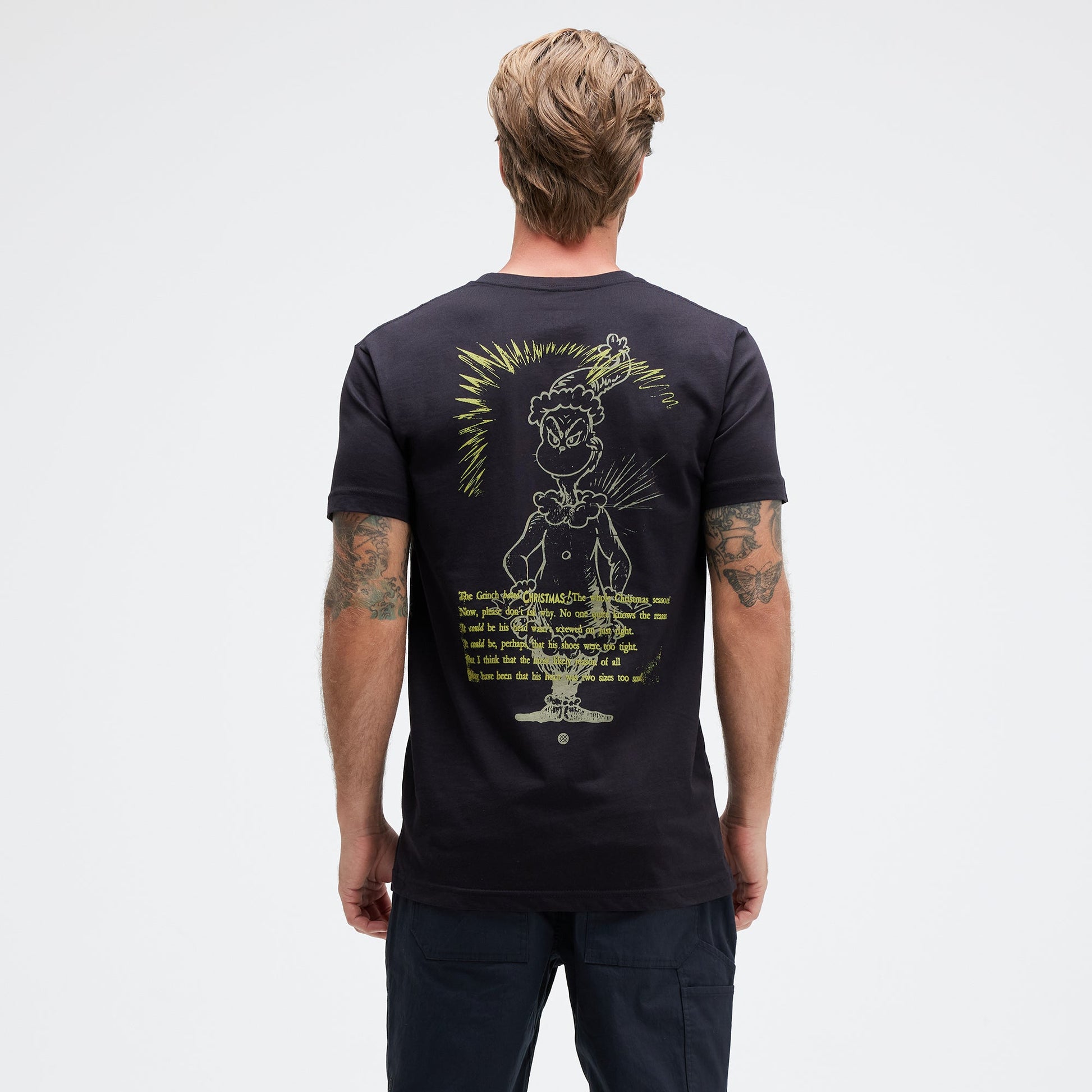 Stance North Of Whoville T-Shirt Black |model