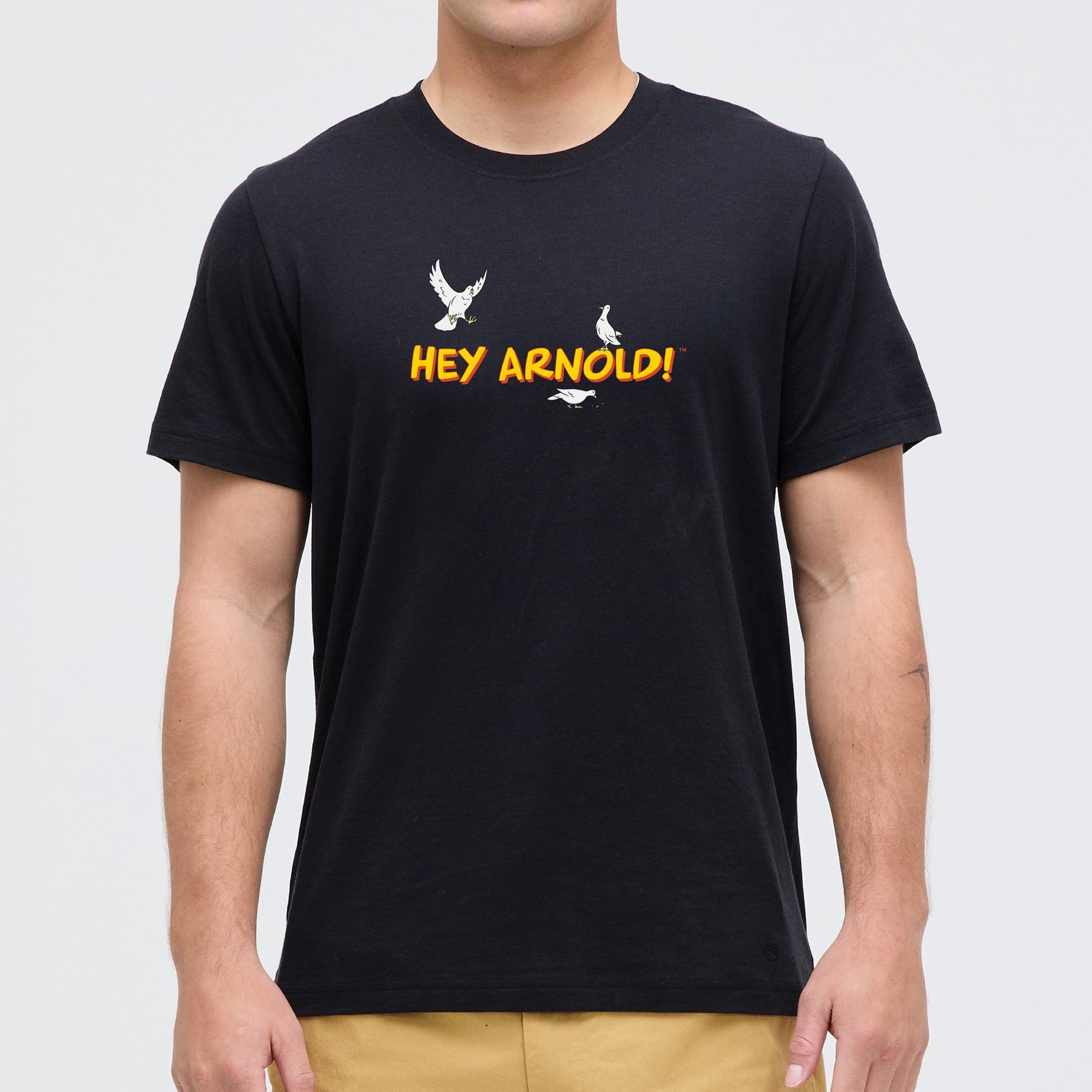 Stance Hey Arnold Stoop T Shirt Black|model