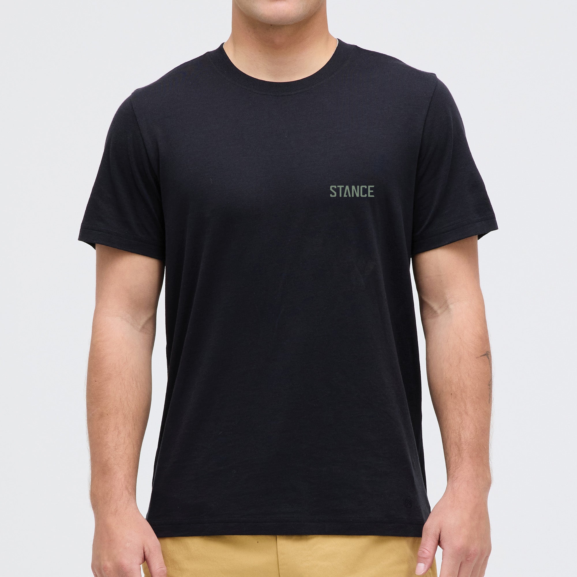 Stance Mountain T Shirt Black|model