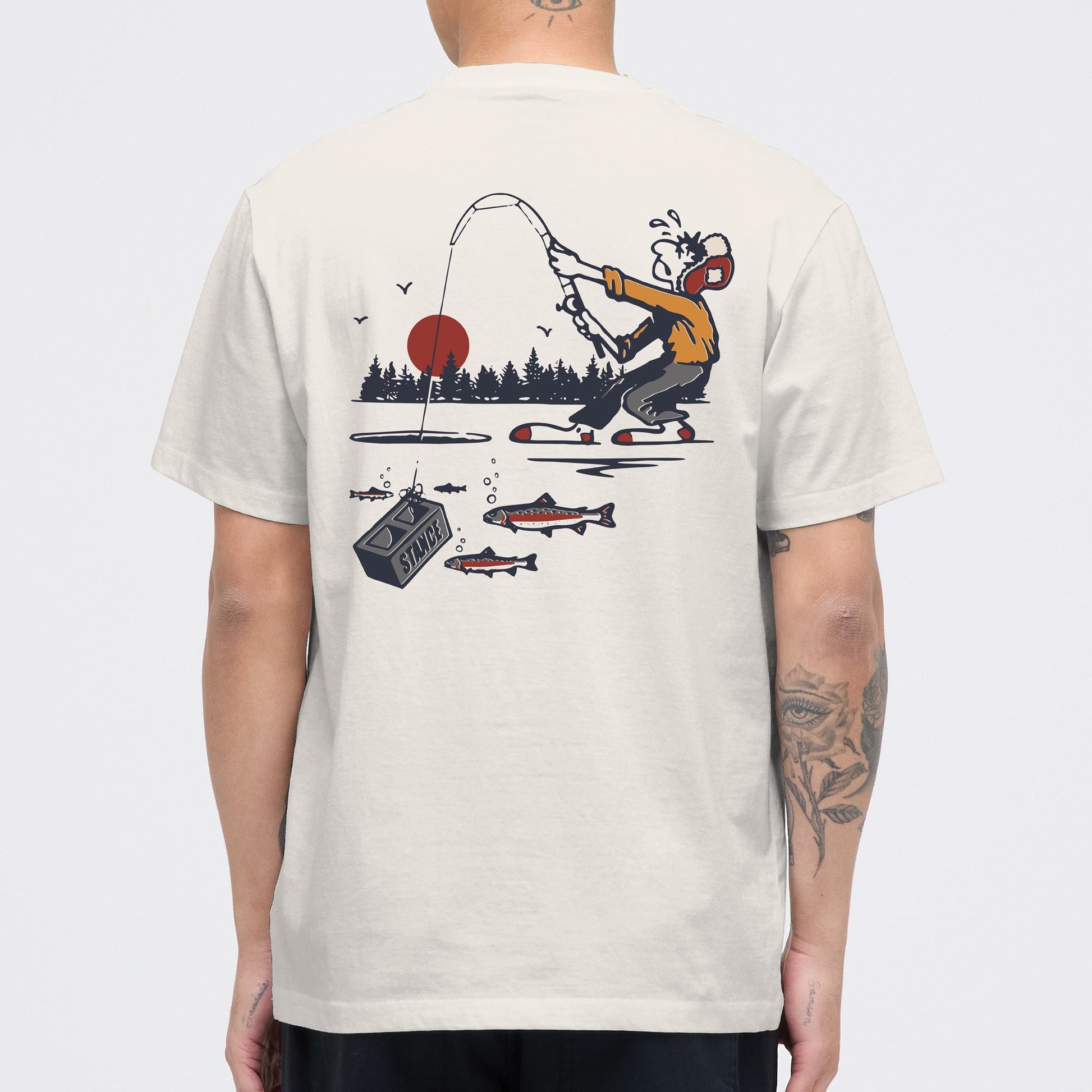 Stance Snag T Shirt Canvas|model