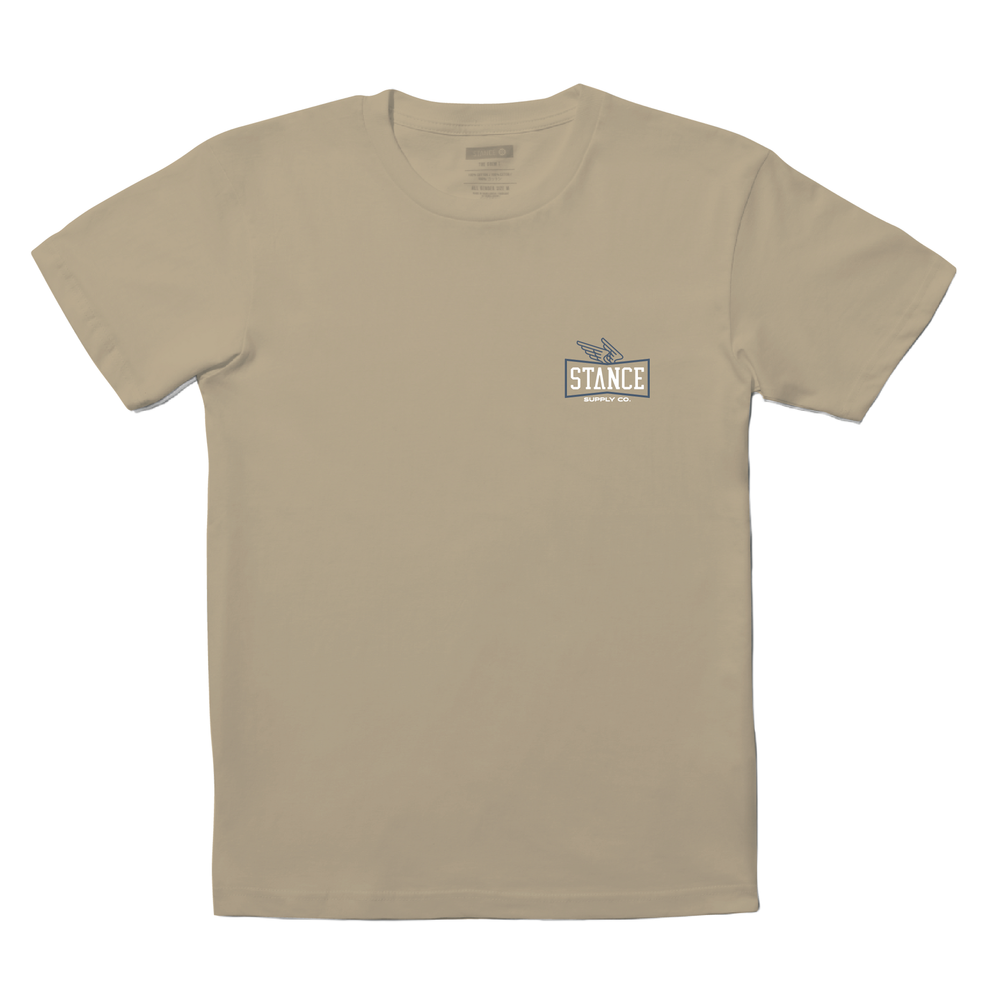 Stance Winged T Shirt Khaki