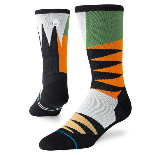 Stance Comb Through Ultra Crew Sock Green